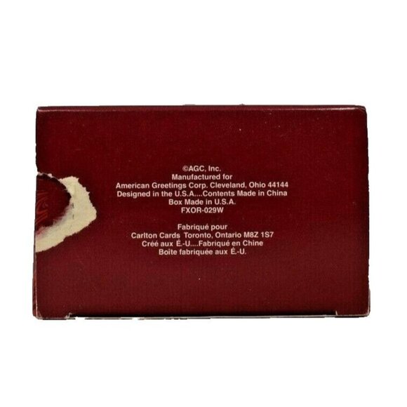 American Greetings Forget me Not 1997 Friends Warm the Heart Christmas Ornament - Picture 3 of 3